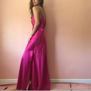 Vintage Victoria Secret 100% silk maxi dress